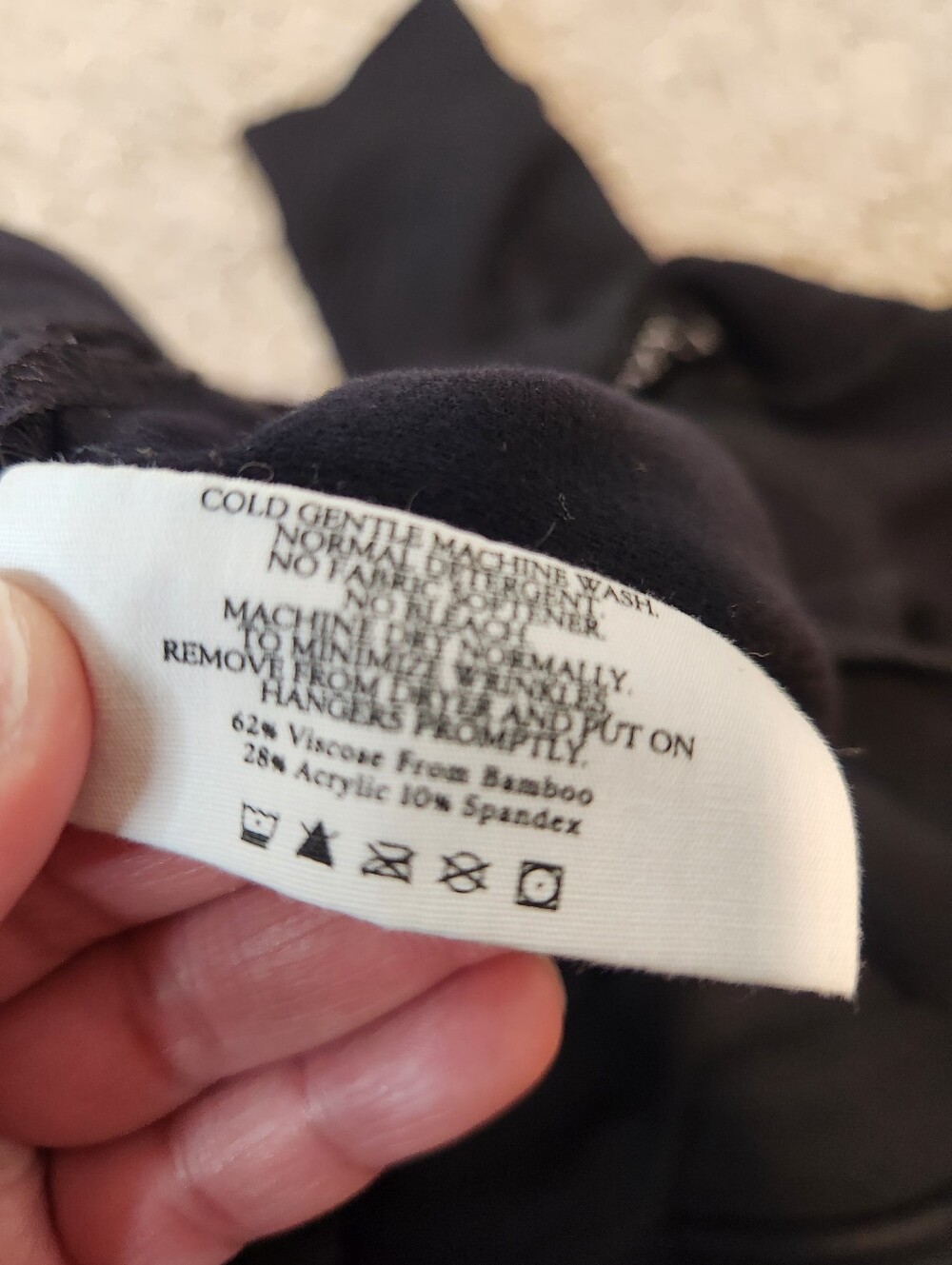 Cozy Earth Mens Bamboo Jogger Pants In Black Size Large - Picture 7 of 10